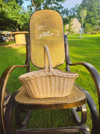 Wicker basket 020b - NaturelyWoven wicker - handmade