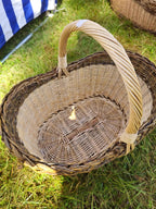 Wicker basket 028r - NaturelyWoven wicker - handmade