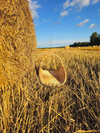 Wicker flower basket 031b - NaturelyWoven wicker - handmade