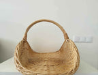 Wicker flower basket 031b - NaturelyWoven wicker - handmade