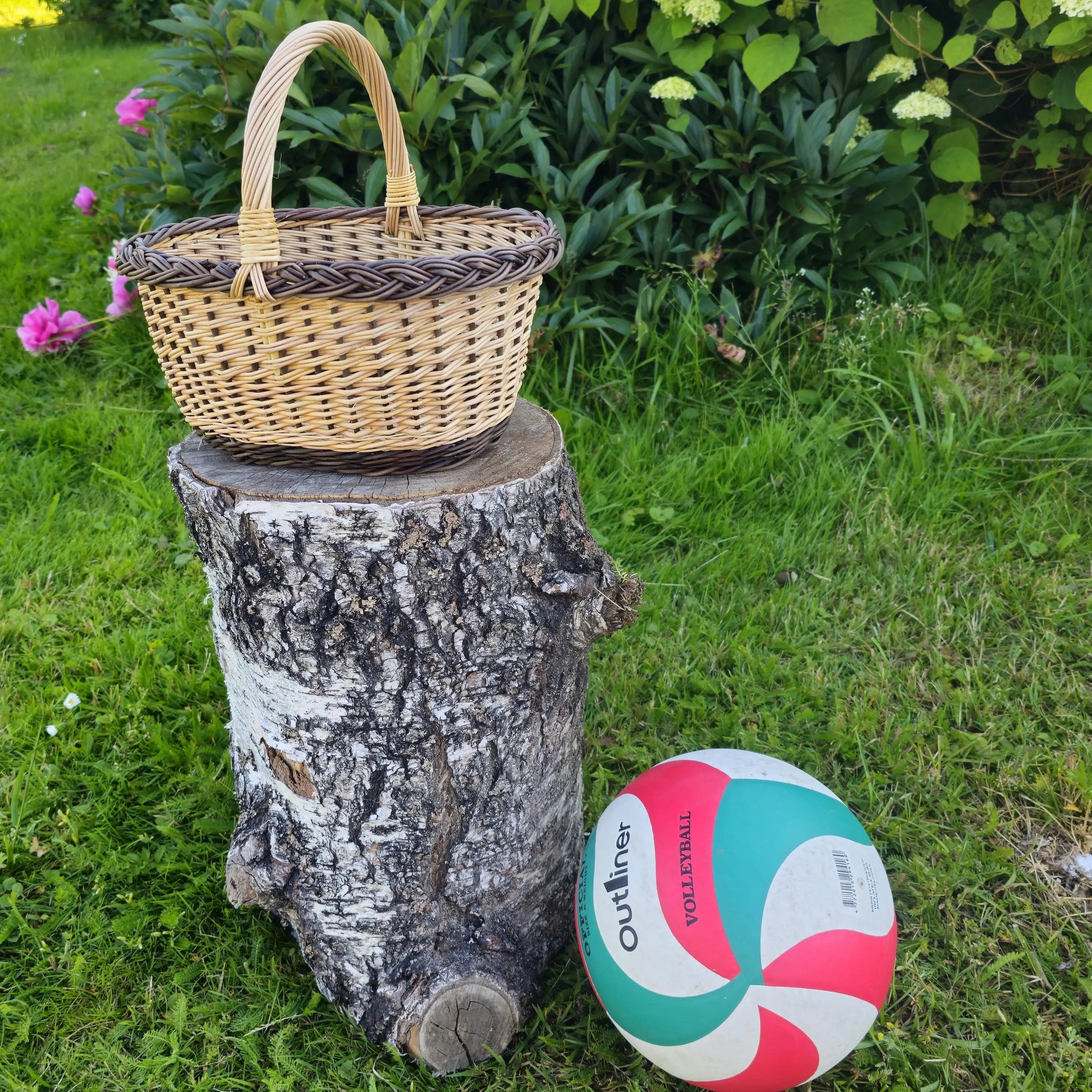 Handwoven Wicker Basket – Rustic Foraging Mushroom & Bread Gathering Basket - NaturelyWoven