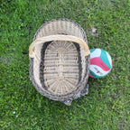 Wicker basket 033b - NaturelyWoven wicker - handmade