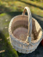 Wicker basket 050b - NaturelyWoven wicker - handmade