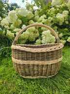 Wicker basket 050b - NaturelyWoven wicker - handmade