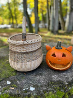 Wicker basket 046b - NaturelyWoven wicker - handmade