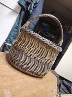 Wicker basket 046b - NaturelyWoven wicker - handmade