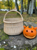 Wicker basket 046b - NaturelyWoven wicker - handmade