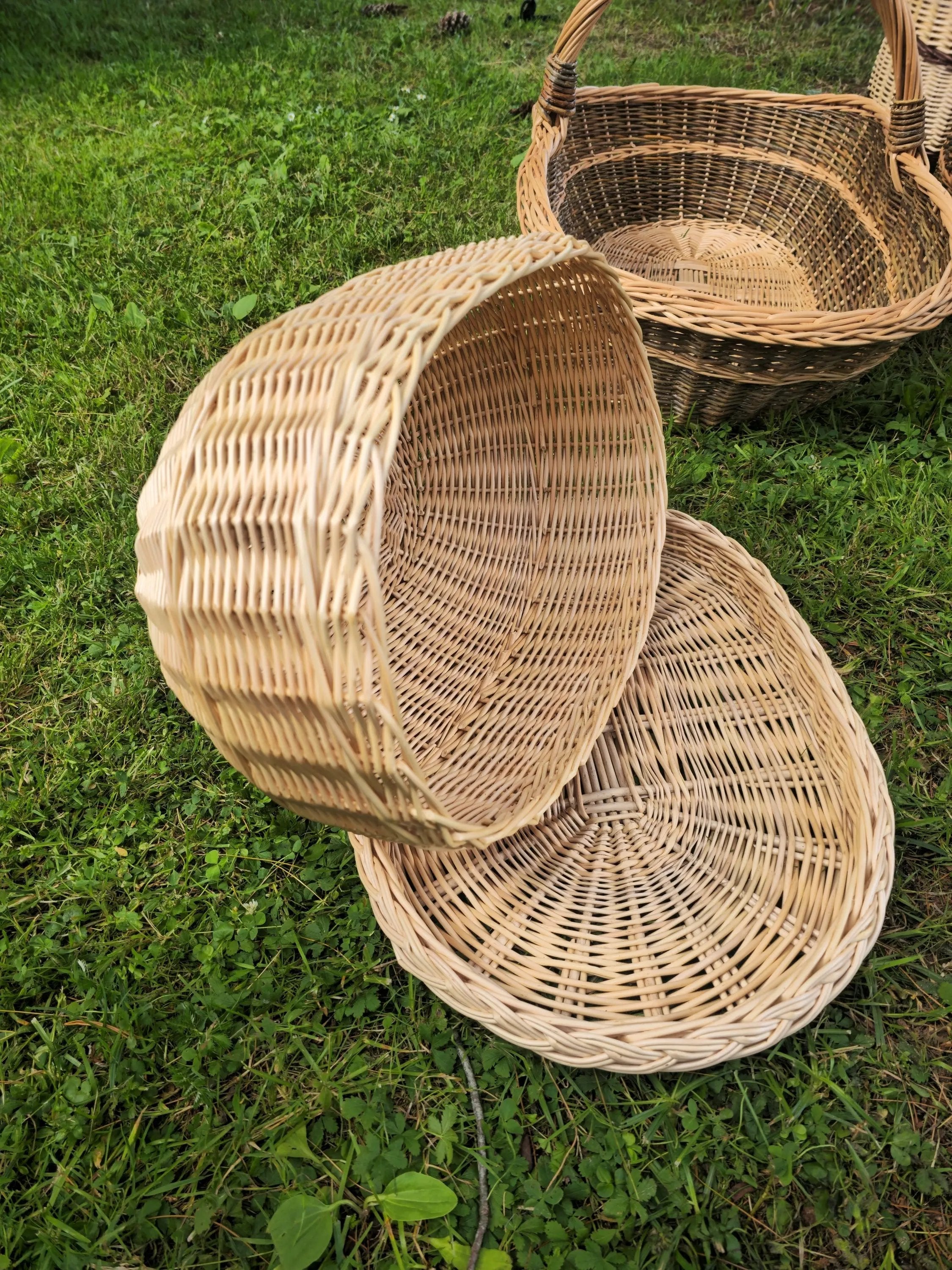 Handwoven Wicker Tray – Large Bread Box with Dome Lid | Rustic Kitchen Decor - NaturelyWoven