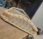 Wicker serving tray 013b - NaturelyWoven wicker - handmade
