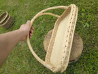 Wicker serving tray 002b - NaturelyWoven wicker - handmade