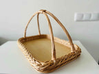 Wicker serving tray 002b - NaturelyWoven wicker - handmade