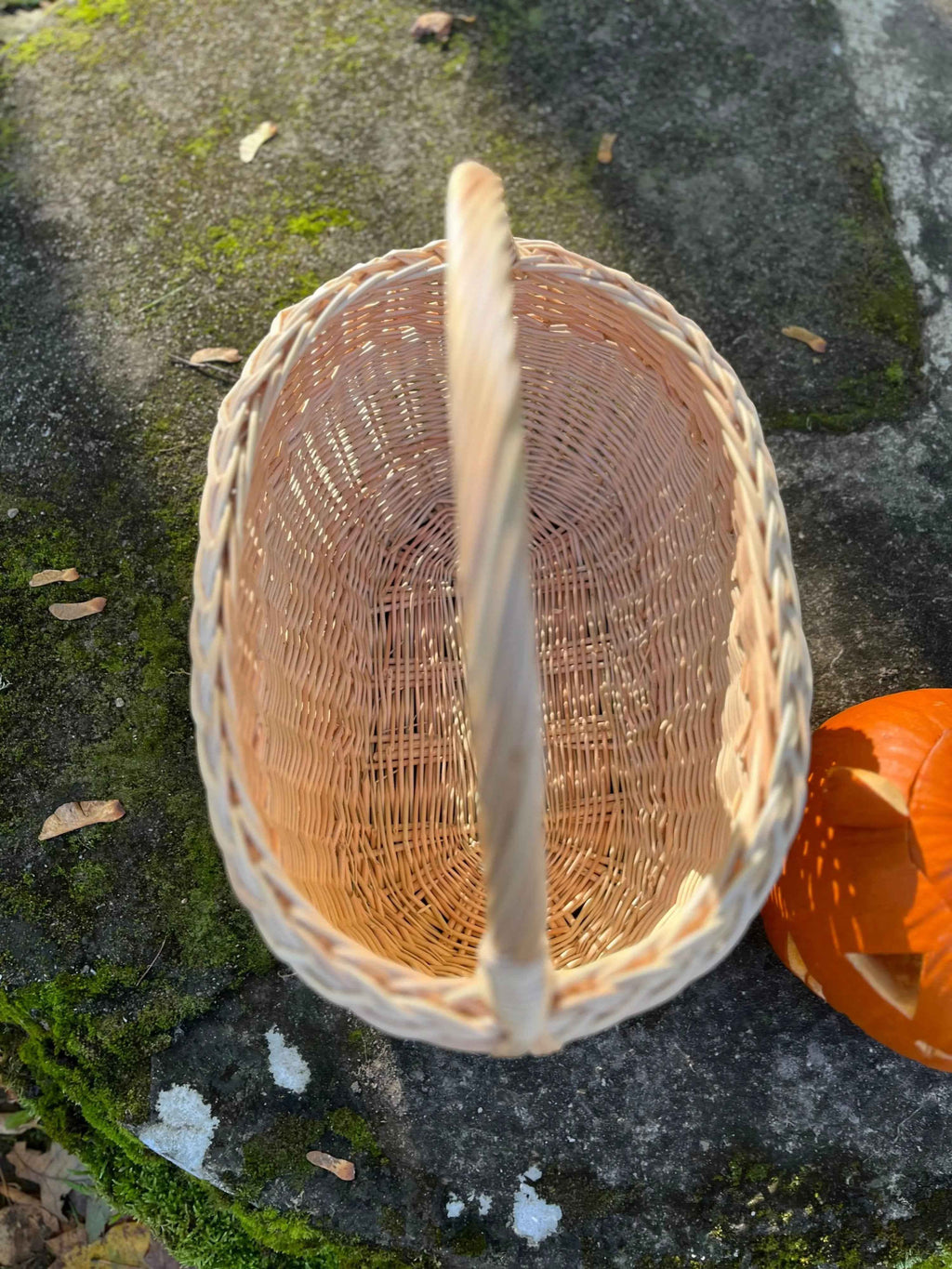 Wicker basket 028b - NaturelyWoven wicker - handmade