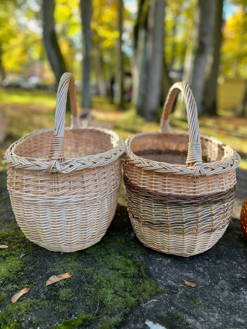 Wicker basket 028b - NaturelyWoven wicker - handmade