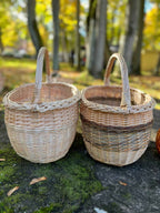Wicker basket 028b - NaturelyWoven wicker - handmade
