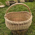Wicker basket 028b - NaturelyWoven wicker - handmade