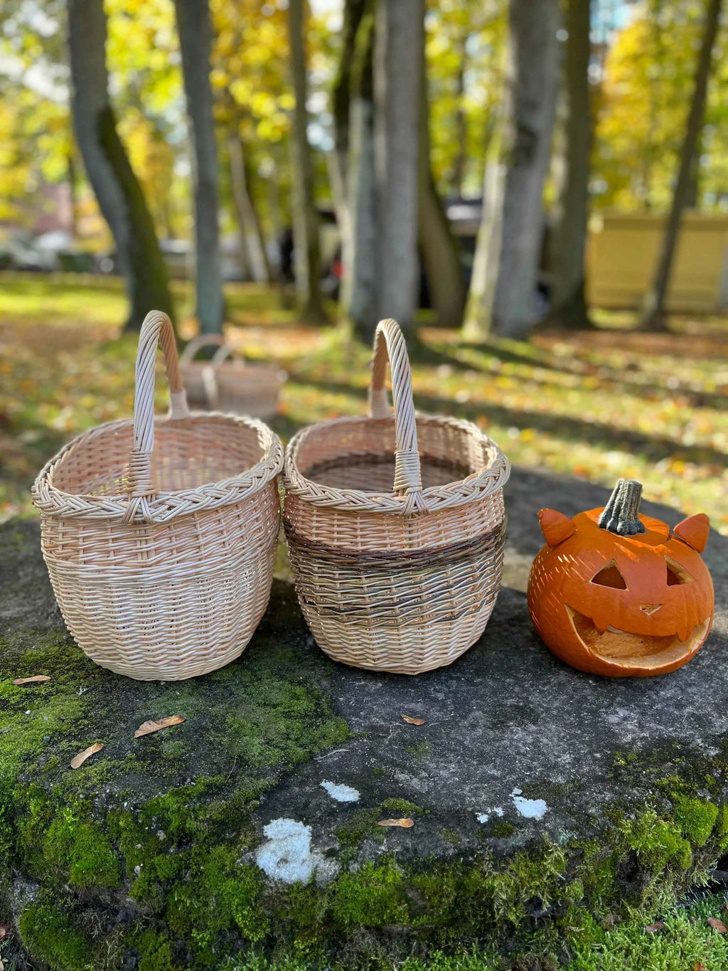 Wicker basket 028b - NaturelyWoven wicker - handmade