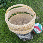 Wicker basket 037b - NaturelyWoven wicker - handmade