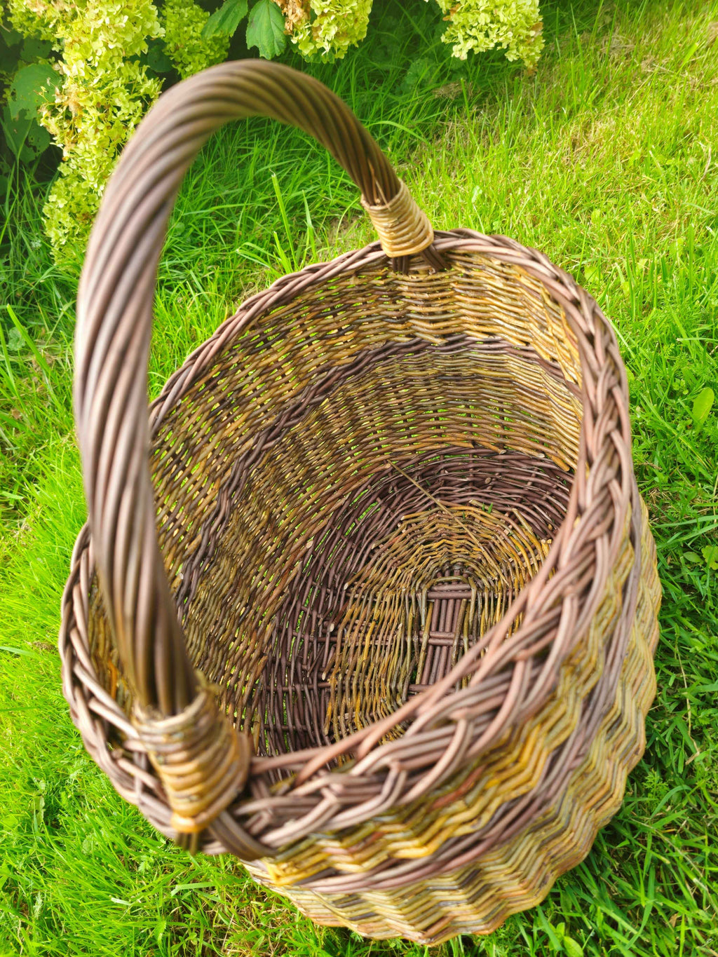 Wicker basket 037b - NaturelyWoven wicker - handmade