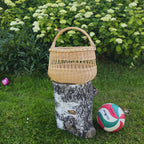 Wicker basket 037b - NaturelyWoven wicker - handmade