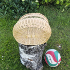Wicker basket 037b - NaturelyWoven wicker - handmade