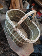 Willow basket 005b - NaturelyWoven wicker - handmade