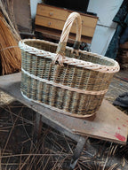 Willow basket 005b - NaturelyWoven wicker - handmade