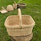 Willow basket 005b - NaturelyWoven wicker - handmade
