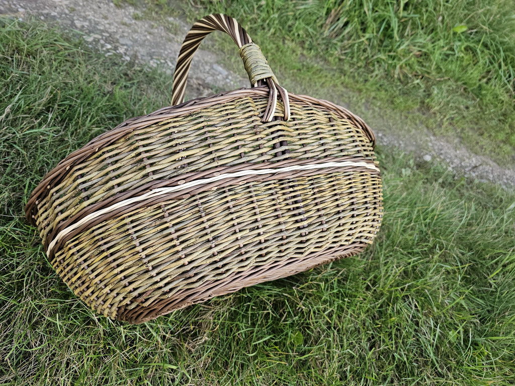 Didelė ovali vytelių pintinė