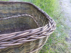 Didelė stačiakampė vytelių pintinė