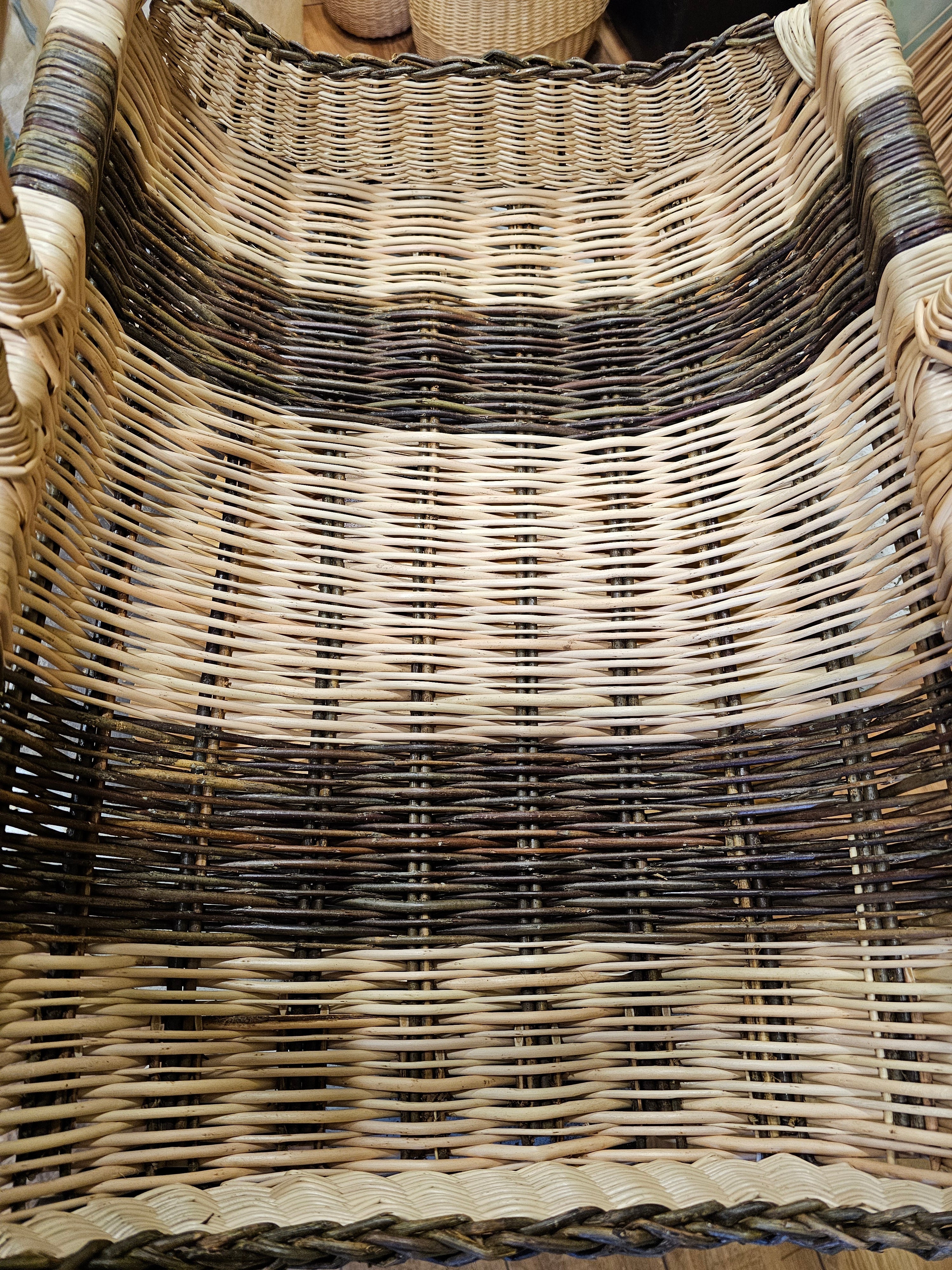 Large firewood basket 039r - NaturelyWoven