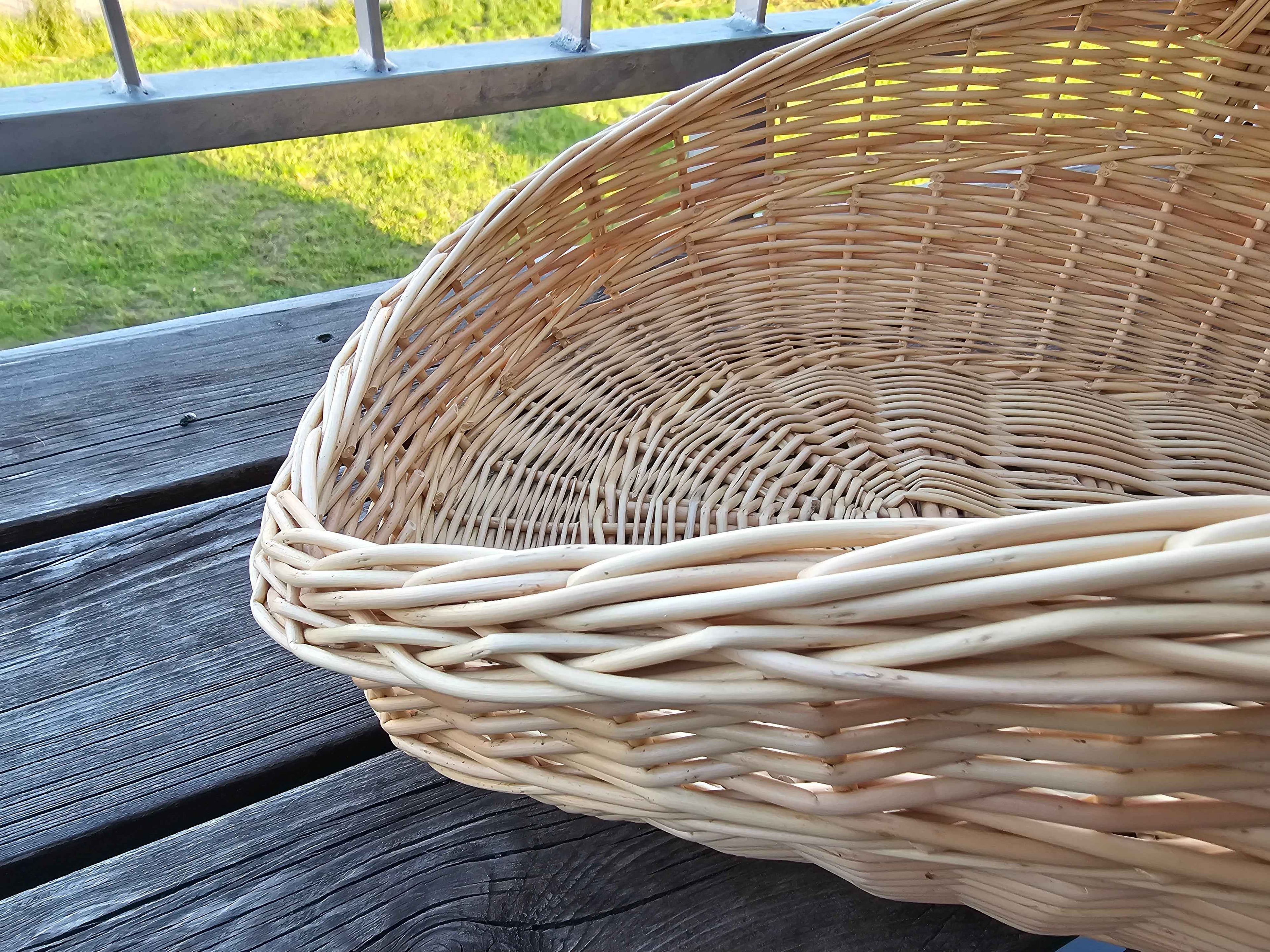 Didelė natūrali pintinė — vytelių pintinė, 9 nuotrauka