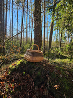 Wicker basket 017r - NaturelyWoven wicker - handmade