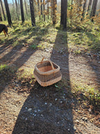 Wicker basket 017r - NaturelyWoven wicker - handmade