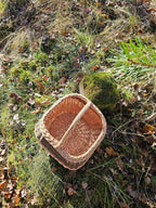 Wicker basket 017r - NaturelyWoven wicker - handmade