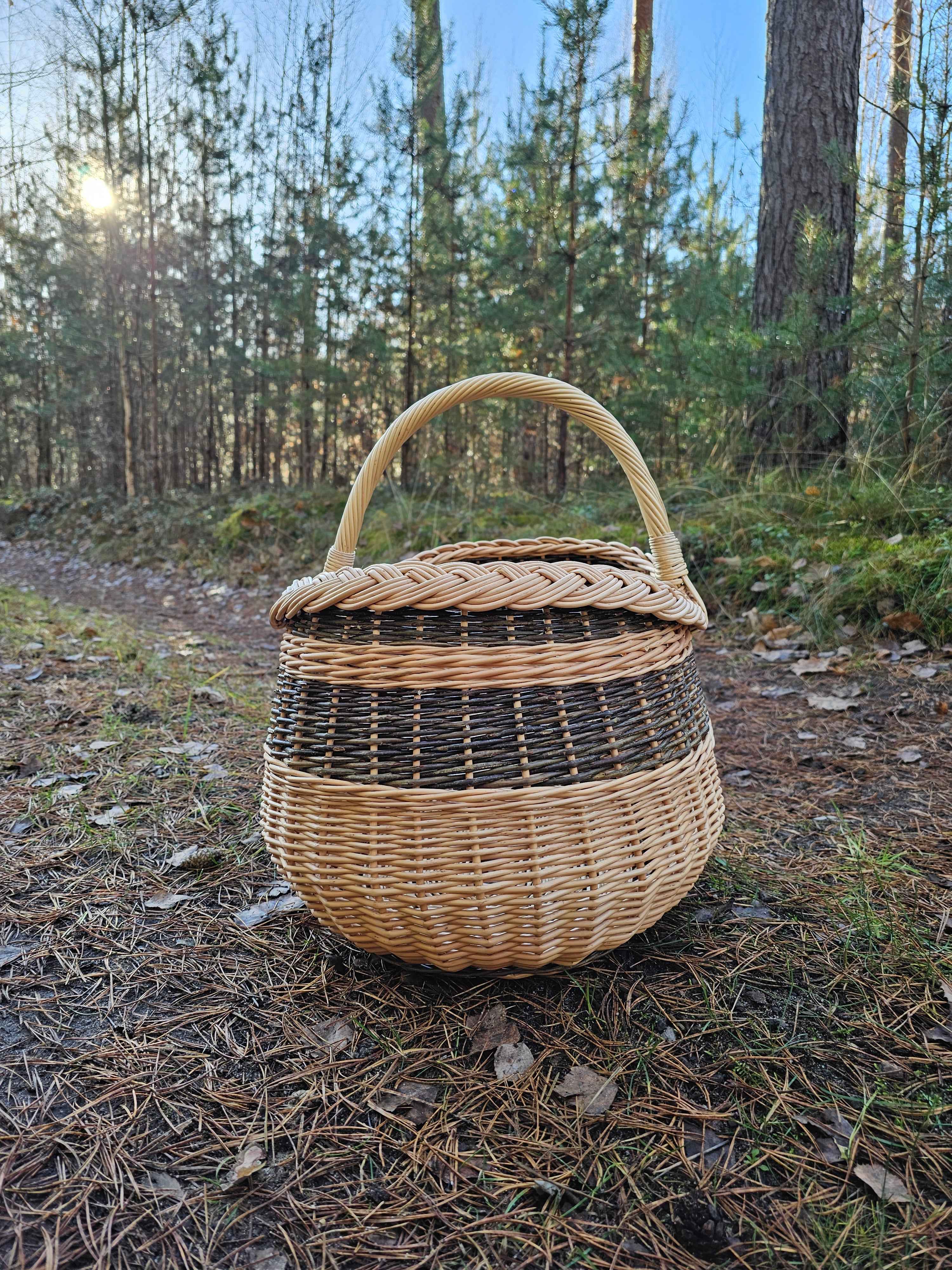 Didelė turgaus pintinė — vytelių pintinė, 6 nuotrauka