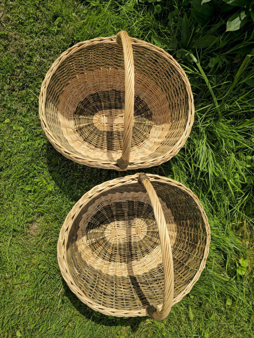 Wicker basket 045b - NaturelyWoven wicker - handmade