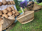 Wicker basket 045b - NaturelyWoven wicker - handmade
