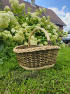 Wicker basket 045b - NaturelyWoven wicker - handmade