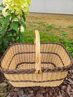 Large willow basket 052b - NaturelyWoven wicker - handmade