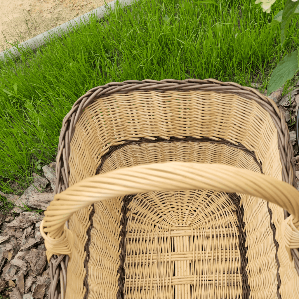 Large willow basket 052b - NaturelyWoven wicker - handmade