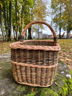 Large willow basket 052b - NaturelyWoven wicker - handmade