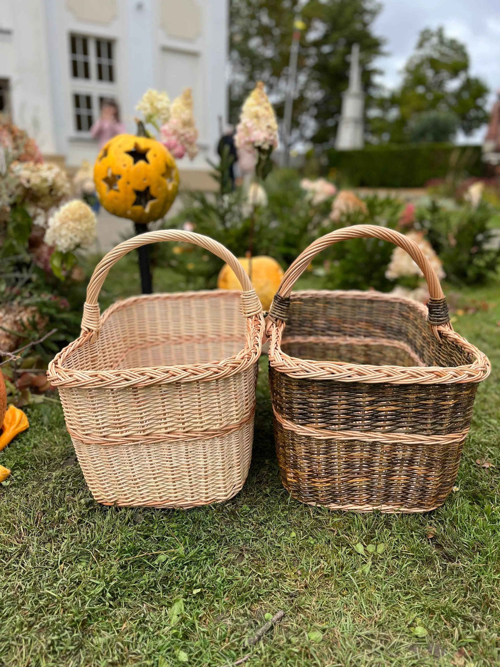 Large willow basket 052b - NaturelyWoven wicker - handmade