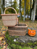 Large willow basket 052b - NaturelyWoven wicker - handmade