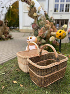 Large willow basket 052b - NaturelyWoven wicker - handmade