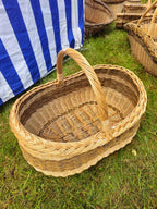 Wicker basket 030r - NaturelyWoven wicker - handmade