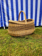 Wicker basket 030r - NaturelyWoven wicker - handmade