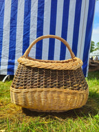 Wicker basket 017r - NaturelyWoven wicker - handmade