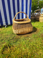 Wicker basket 017r - NaturelyWoven wicker - handmade