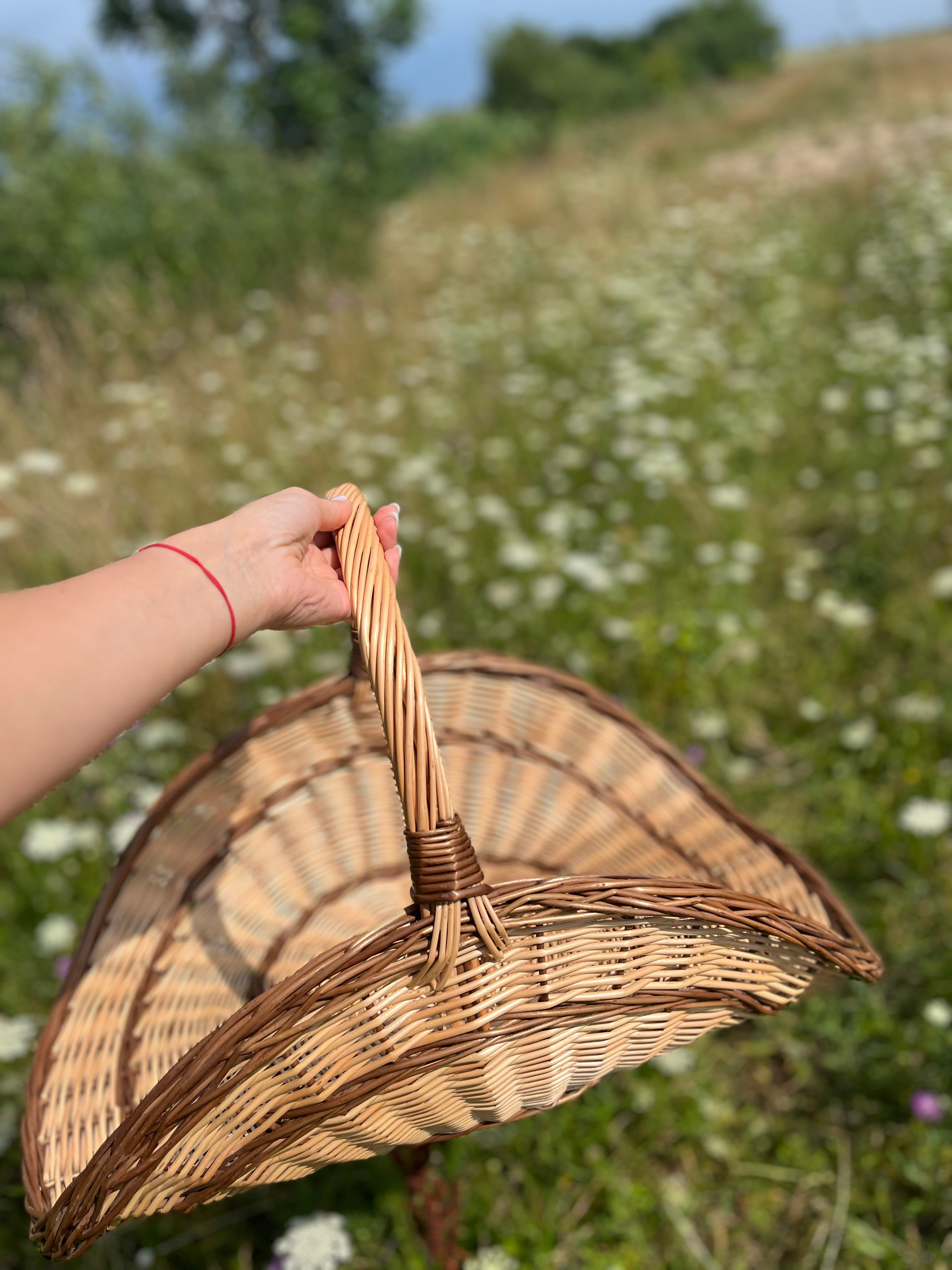 Didelė gėlių pintinė — gėlių pintinė, 10 nuotrauka