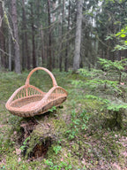 Didelė ažūrinė pintinė — vytelių pintinė, 8 nuotrauka